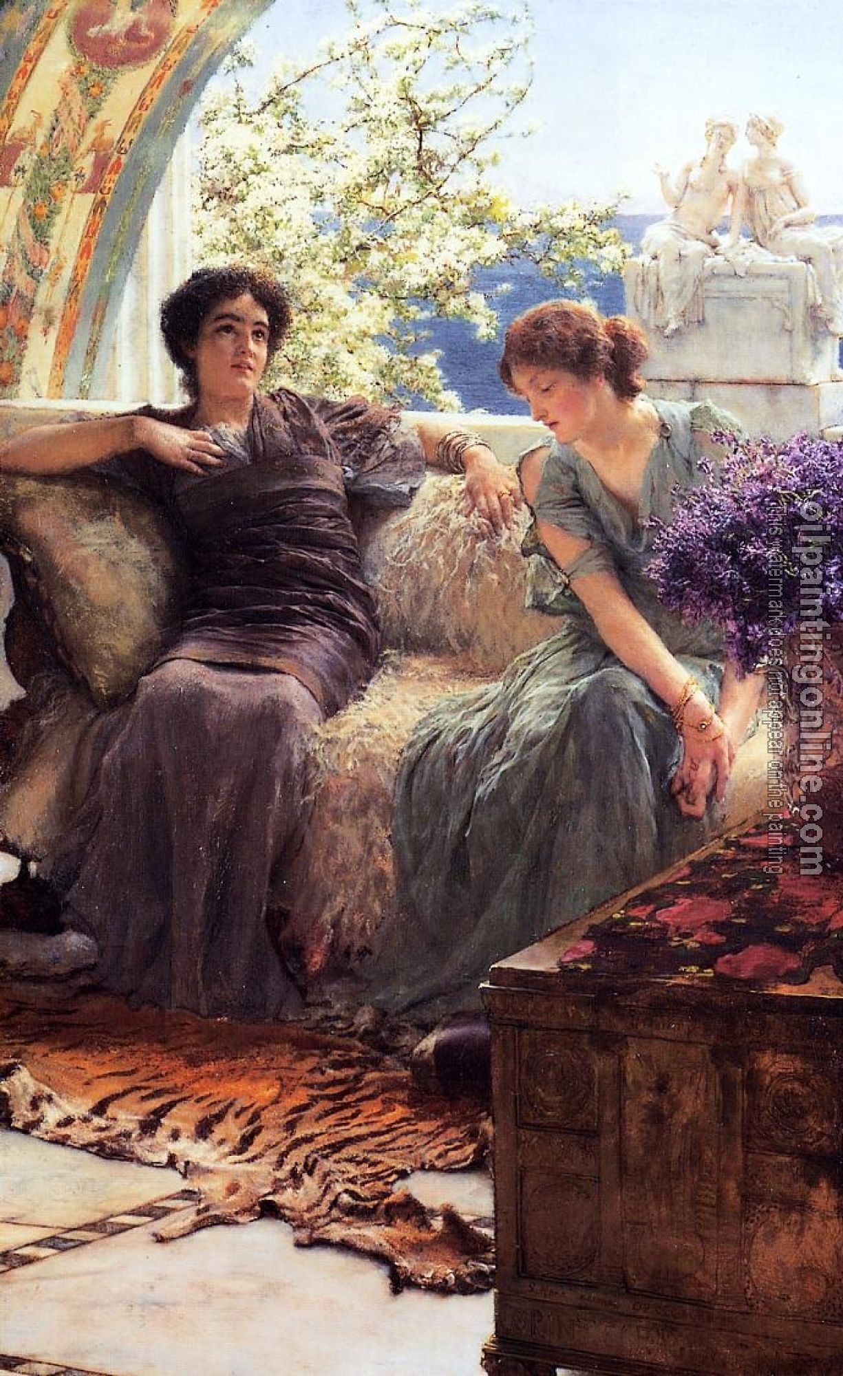 Alma-Tadema, Sir Lawrence - Unwelcome Confidence